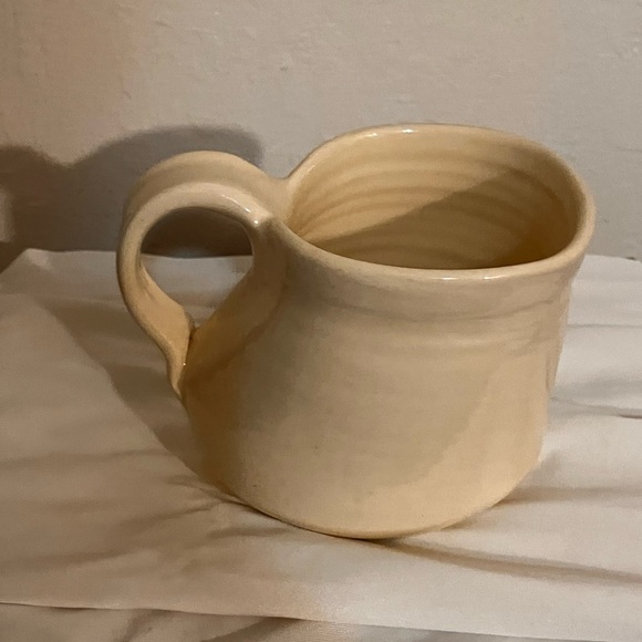 Vintage 80’s lace with hat mug signed clay pottery - Picture 8 of 8